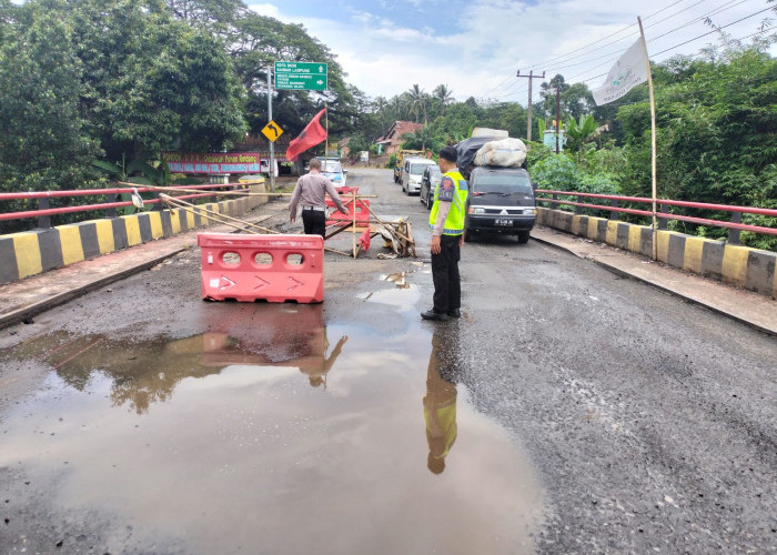 Kabar Baik, Lantai Jembatan Way Sabuk Lampung Utara Segera Diperbaiki