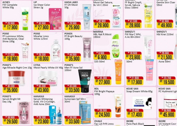 Cantik Menawan Dengan Belanja Murah Produk Skincare Terbaik di Alfamart, Dapatkan Diskon 50 Persen!