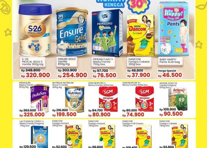 Promo Indomaret Susu Balita Hemat 30 Persen, Dapatkan Diskon Harga Mulai Rp 74 Ribu