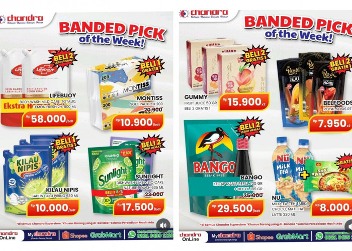 Chandra Superstore Gulirkan Promo Banded Pick of the Week, Cek Daftar Produk Hematnya