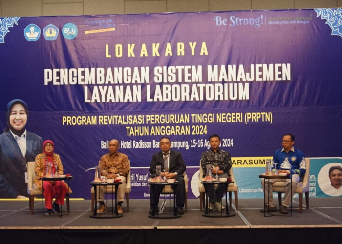 Targetkan PTNBH 2026, Unila Gelar Lokakarya Pengembangan Sistem Manajemen Layanan Laboratorium 