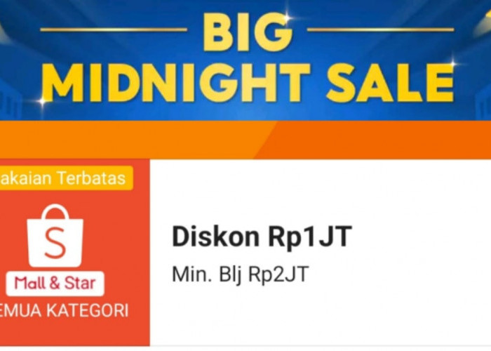 Belanja Produk Shopee Mall & Star Bisa Dapat Diskon Rp1 Juta? Begini Cara Klaim Vouchernya