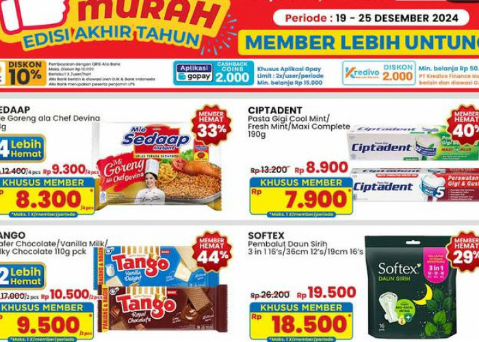 Dapatkan Promo Indomaret Harga Member Lebih Untung, Ada Diskon Wafer Rp 9 Ribu Hemat Sampai 44 Persen