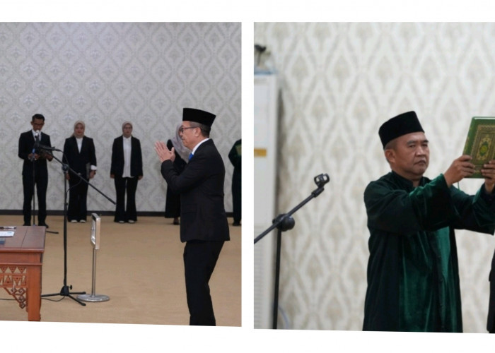 Rektor Unila Lantik Dr Ahmad Herison Sebagai Dekan Fakultas Teknik Periode 2025/2029