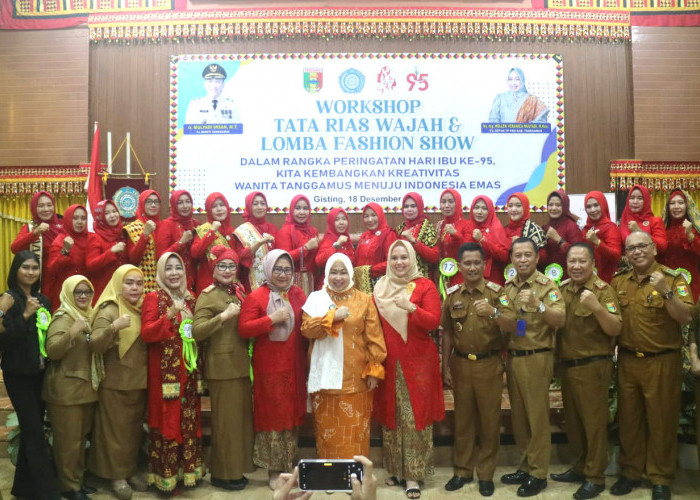 TP PKK Tanggamus Lampung Gelar Workshop Tata Rias Wajah dan Lomba Fashion Show, Ini Hasilnya  