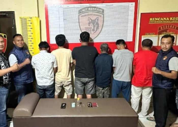 6 Pengedar Sabu Diringkus Semalam,  Polres Lampung Timur Sikat Habis Jaringan di Labuhan Maringgai