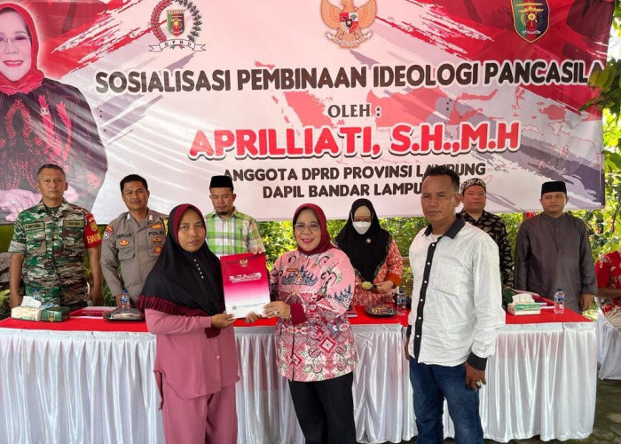Anggota Komisi V DPRD Lampung Ajak Masyarakat Bentengi Diri dan Keluarga dengan Pancasila 