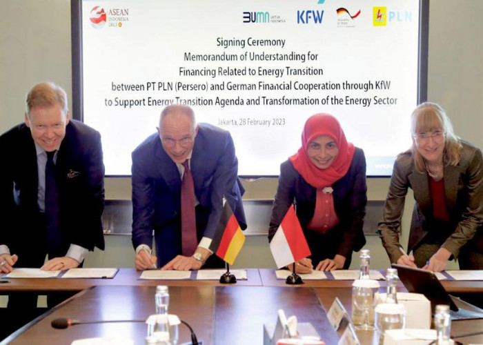 PLN MoU Dengan KfW Jerman, Dapat Dukungan Pembiayaan Rp 10,7 Triliun untuk Percepatan Transisi Energi