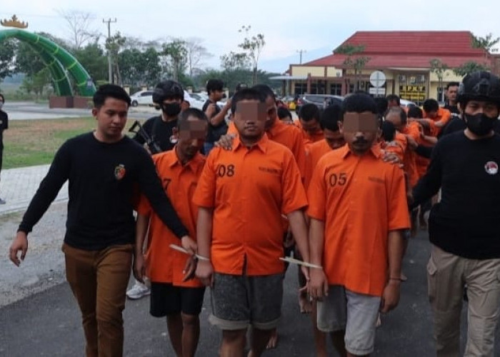 Selama 12 Hari, 15 Orang Ditangkap Polres Pringsewu