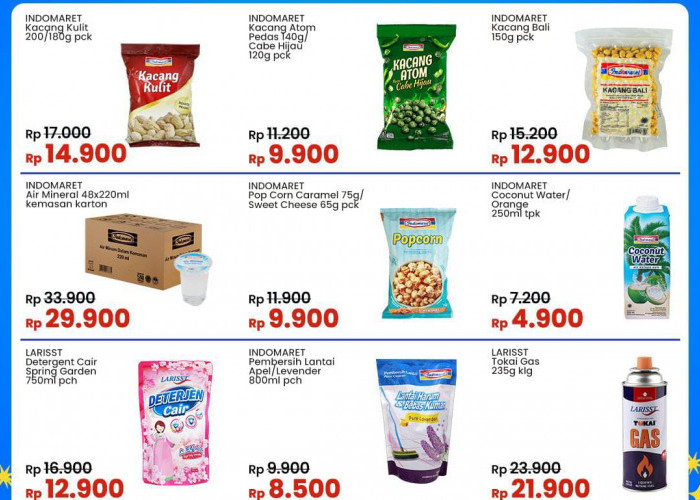 Rayakan Pesta Akhir Tahun Lewat Promo Diskon Indomaret, Ada Cemilan Kacang Atom Rp 9 Ribu