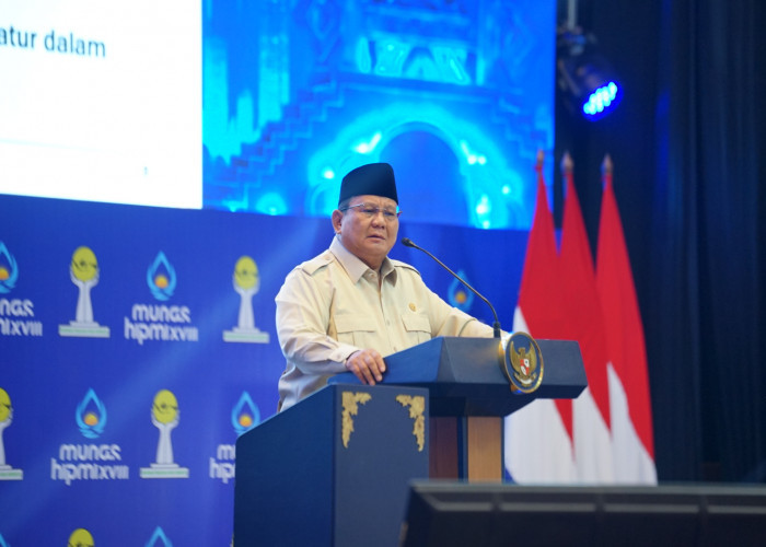 Buka Munas XVIII HIPMI di Lampung, Prabowo Tekankan Nasionalisme Jadi Kunci Kemajuan Ekonomi Bangsa