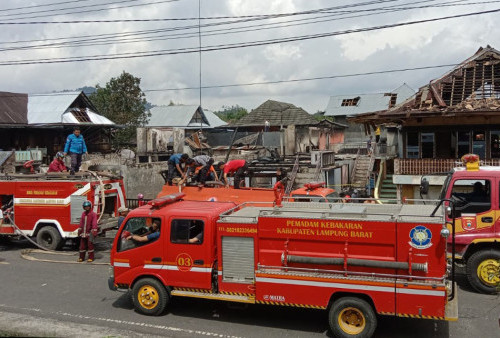 Ini Penyebab Kebakaran yang Hanguskan Tiga Rumah di Belalau 