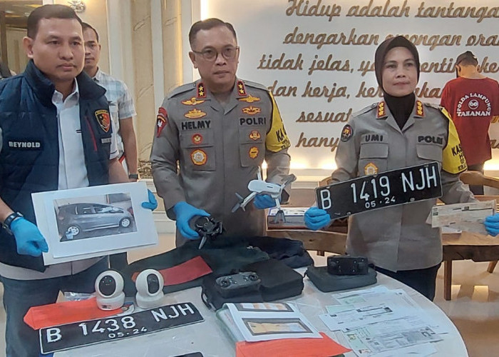 10 Orang Saksi Diperiksa Terkait Aksi Gerombolan Curanmor yang Menembak Mako Polda Lampung