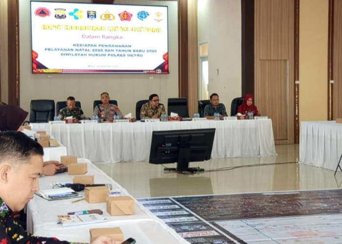 Jelang Natal 2025 dan Tahun Baru 2026, Polres Metro dan Pemkot Metro Imbau Warga Hindari Petasan