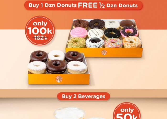 JCO 4ever 24-28 November 2025 Di Chandra Mall Lampung, Beli 1 Lusin Donat Gratis 1/2 Lusin Donat