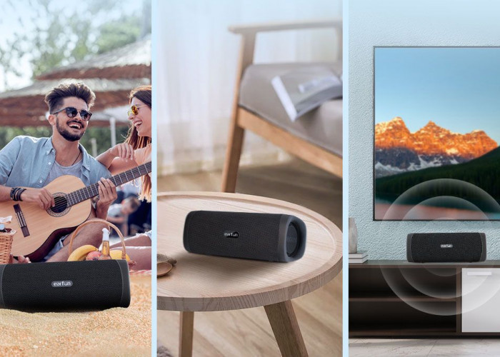Speaker Bluetooth Tangguh dengan JumboBass, EarFun Uboom L