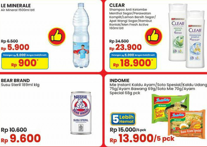 Promo Indomaret Hemat Minggu Ini, Ada Diskon Shampo Perawatan Komplit Rp 23 Ribu