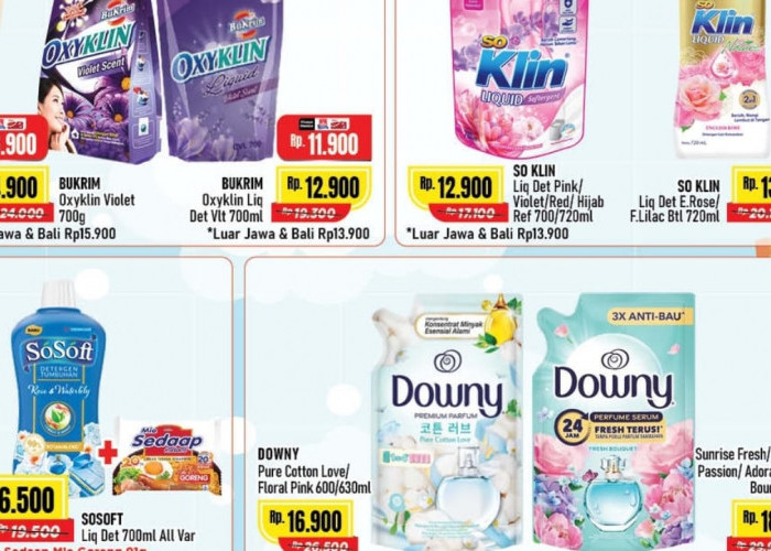 Jumat Berkah! Belanja Murah Produk Deterjen Favorit di Alfamart Dijamin Lebih Hemat