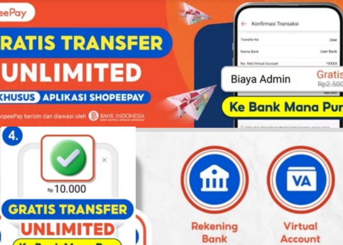 Promo ShopeePay Hari Ini, Dapatkan Gratis Transfer Unlimited ke Bank Manapun, Cek Caranya