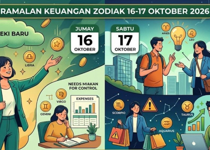 Ramalan Keuangan Zodiak 16–17 Oktober 2026: Peluang Rezeki Baru hingga Peringatan Rem Pengeluaran