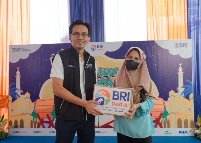 BRI Regional Office Bandar Lampung Bagikan Bantuan 1500 Paket Sembako