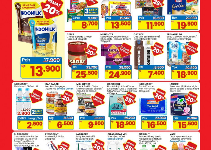 Promo Hemat Minggu Ini Indomaret Segera Berakhir, Cek Daftar Produk Diskonnya