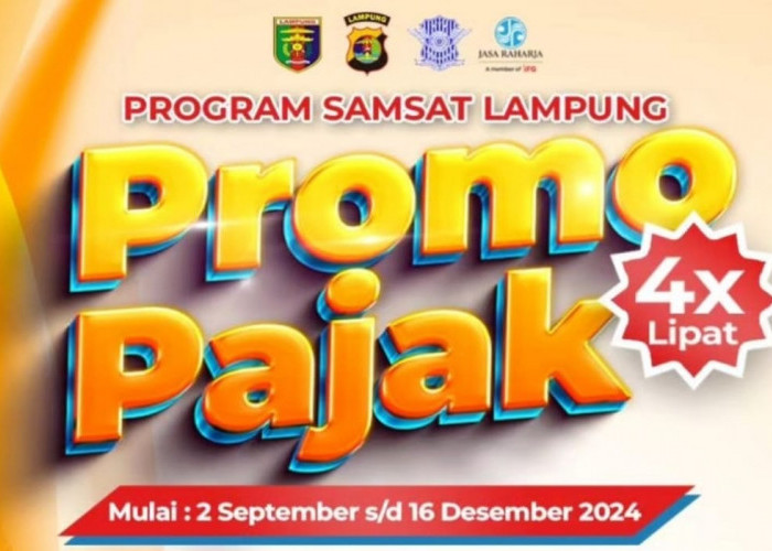 Promo Pajak 4 Kali Lipat di Samsat Lampung, Cek Informasi Lengkapnya