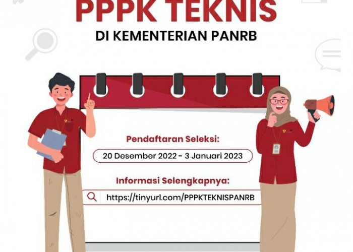 Pembukaan Pendaftaran Seleksi PPPK Teknis Kementerian PAN-RB Tahun Anggaran 2022