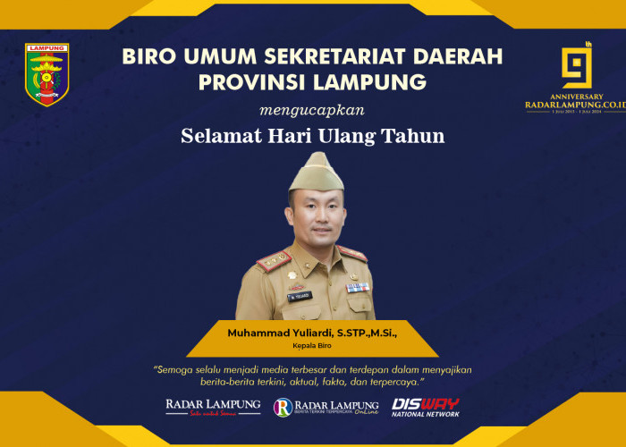 Biro Umum Sekretariat Daerah Provinsi Lampung: Selamat Ulang Tahun ke-9 Radar Lampung Online