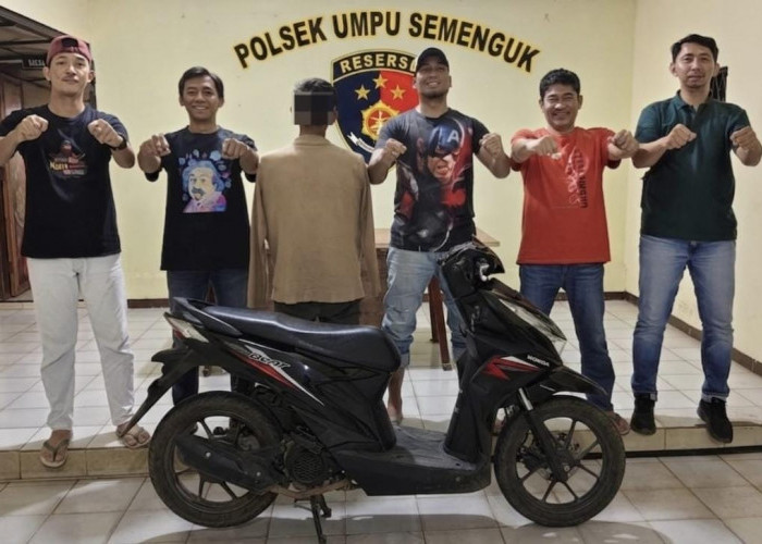 Maling Motor di Wisata Curup Sardan Way Kanan Diringkus Polisi, Rumah Pelaku Ternyata Tak Jauh dari TKP
