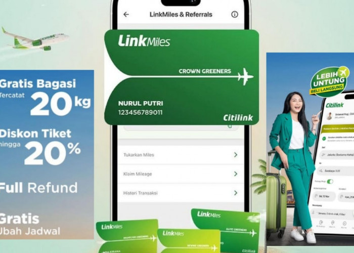 Tiket Pesawat Murah Spesial Libur Nataru Dengan Citilink, Full Refund Hingga Gratis Ubah Jadwal