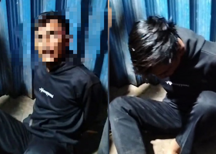 Diduga Bakal Maling Motor, Pria Ini Jadi Bulan Bulanan Warga Bandar Lampung 