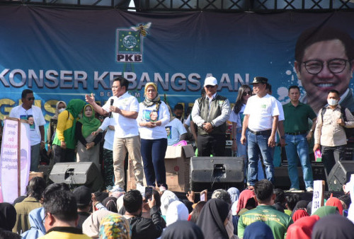 Di Lampung, Cak Imin Minta Restu Ibu-Ibu untuk Jadi Presiden