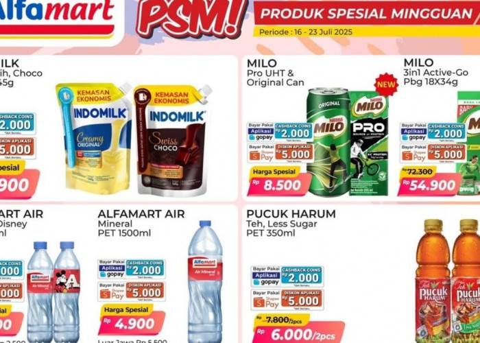 Promo Spesial Mingguan Alfamart Edisi 16 Juli 2025, Cek Katalog Lengkapnya