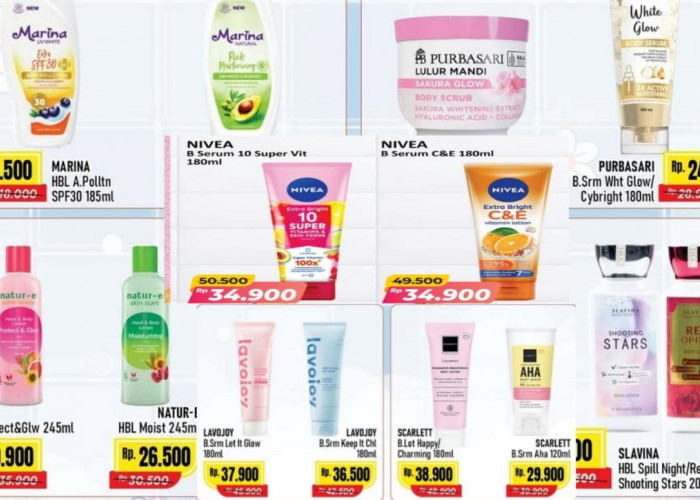 Body Care Fair Alfamart! Rawat Kulit Lebih Glowing Dengan Produk Favorit yang Berkualitas, Cek Katalognya