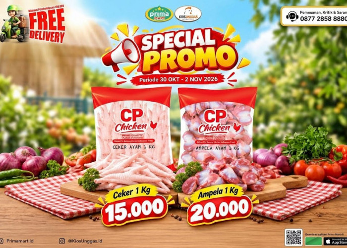 Prima Mart dan Kios Unggas Gelar Promo Ceker dan Ampela Ayam CP Chicken Mulai 15 Ribu