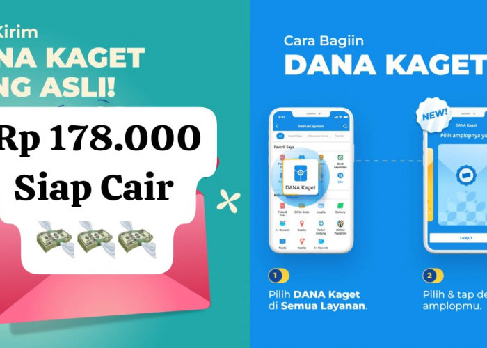 Klaim Asli! Link DANA Kaget Terbaru 24 Jam, Ada Saldo Gratis Rp 178 Ribu Langsung Di Dompet Digital