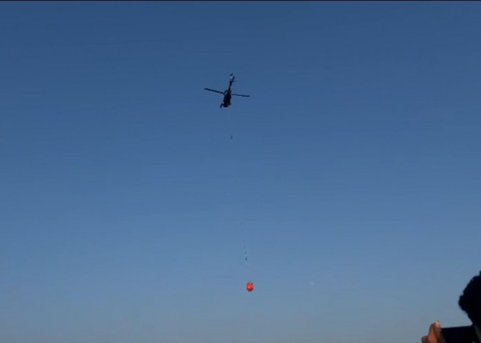 Water Bombing Karhutla TNWK Berlangsung, OMC Dijadwalkan Besok