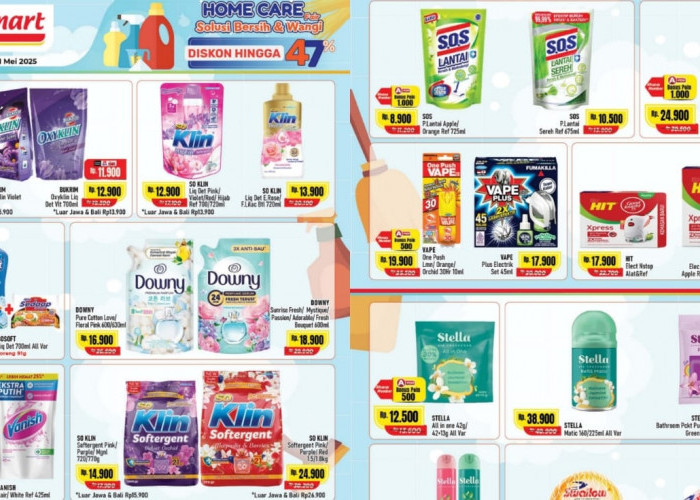 Hanya 2 Hari Promo Home Care Alfamart Segera Berakhir, Borong Produk Kebutuhan Rumah Sebelum Kehabisan!