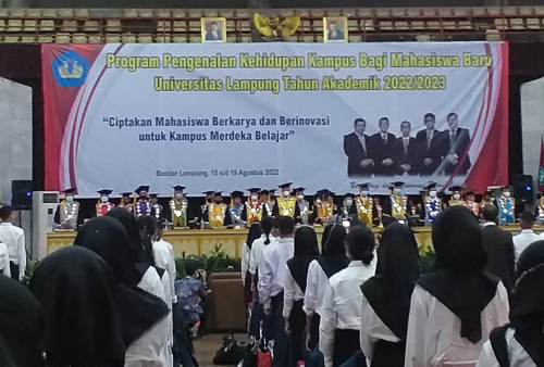 9.270 Mahasiswa Baru Ikuti PKKMB, Ini Pesan Rektor Universitas Lampung 