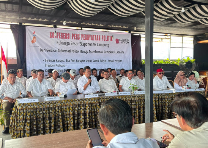 Eksponen 98 Lampung Nilai Reformasi Belum Tuntas, Dukung Kebijakan Prabowo