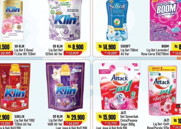 Promo Home Care Alfamart Edisi Deterjen dan Pewangi Pakaian, Cek Katalognya