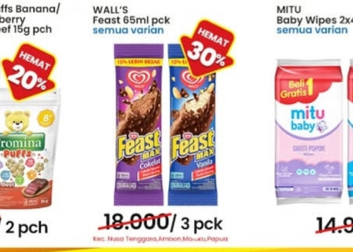 Serba 12 Ribu! Promo 12.12 Indomaret: Ada Kebutuhan Baby