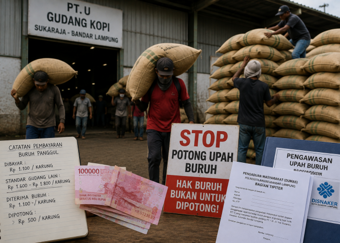 Minta APH Buka Kembali Kasus Dugaan Potong Upah Buruh Gudang Kopi