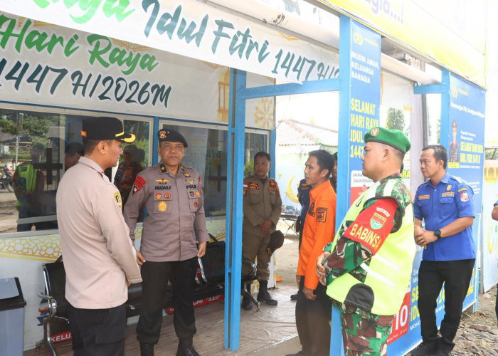 Tim Supervisi Operasi Ketupat Krakatau Mabes Polri Kunjungi Polres Lampung Utara