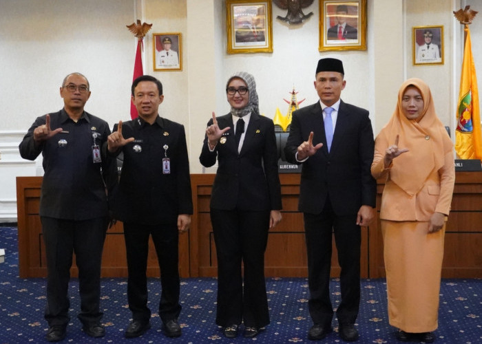 Lantik Kepala Biro Adpim, Jihan Tekankan Penguatan Sinergi Antar perangkat Daerah