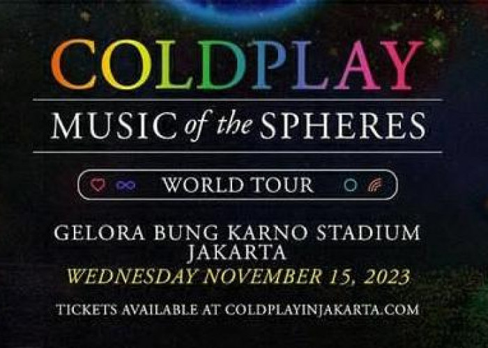 Resmi, Segini Harga Tiket Konser Coldplay, Paling Mahal Rp11 Juta?