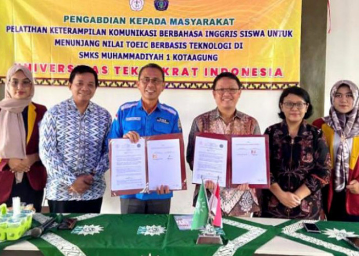 Universitas Teknokrat Indonesia dan SMK Muhamadiyah 1 Kota Agung Teken MoU