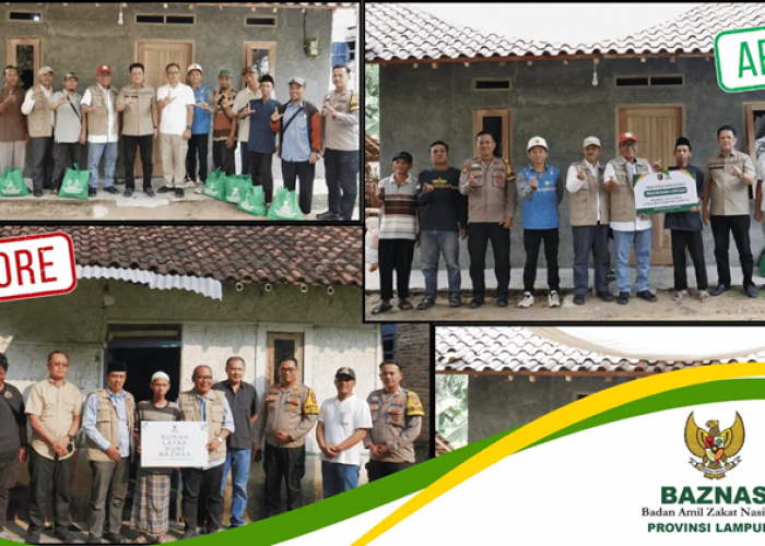 Dari Rumah Layak Huni hingga Beasiswa Tahfiz, Begini Manfaat Zakat BAZNAS Lampung