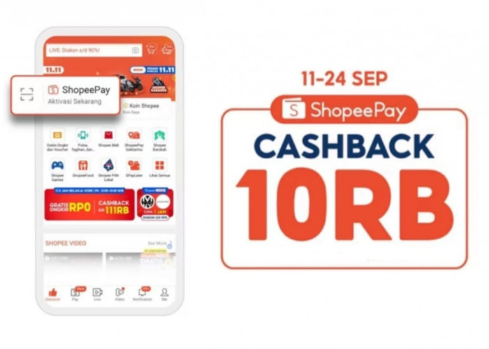 Promo ShopeePay Edisi Tanggal Tua, Dapatkan Cashbak Rp10 Ribu, Cek Kodenya Di Sini